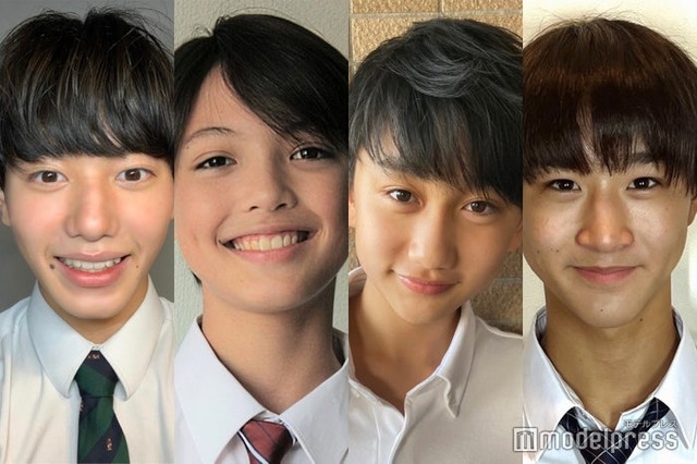 「男子中学生ミスターコン2023」東日本ブロックB暫定上位4人