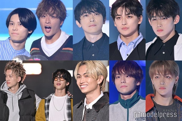 （上段左から）萩原利久、白濱亜嵐、吉沢亮、高橋文哉、JO（下段左から）森英寿、森愁斗、綱啓永、山下幸輝、NICHOLAS（C）モデルプレス