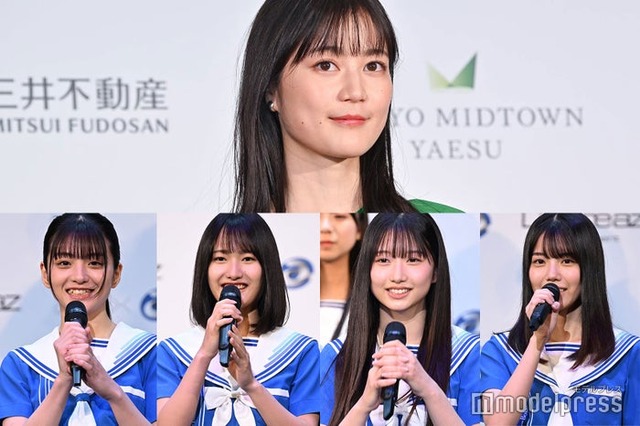 （上段）生田絵梨花（下段左から）西森杏弥、青木宙帆、早崎すずき、伊藤ゆず（C）モデルプレス