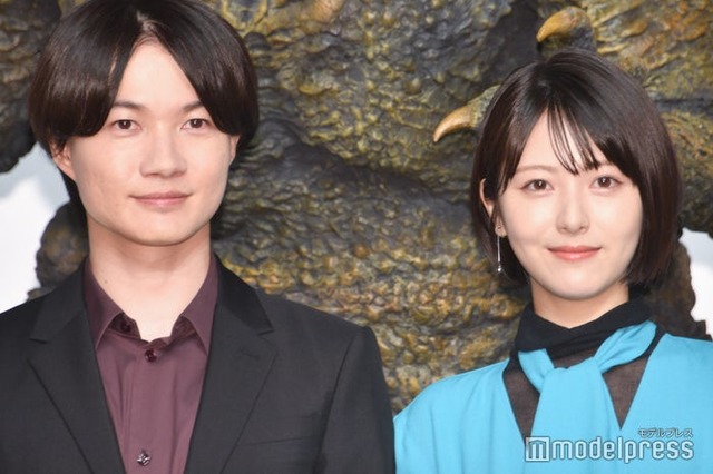 「ゴジラ-1.0」完成報告会見に出席した神木隆之介、浜辺美波（C）モデルプレス