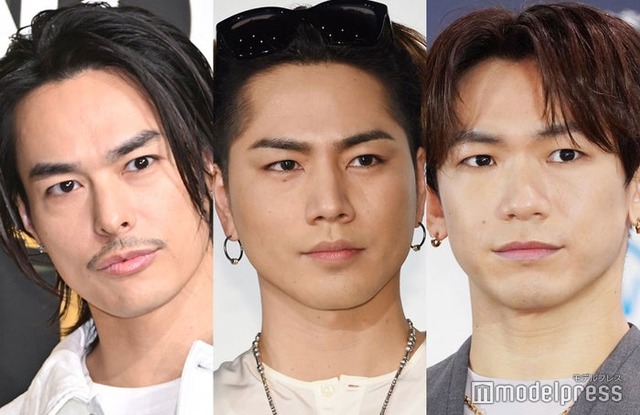 今市隆二、登坂広臣、NAOTO（C）モデルプレス