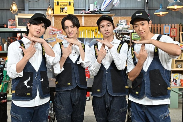 加藤シゲアキ、川島如恵留、中村海人、小山慶一郎（C）TBS