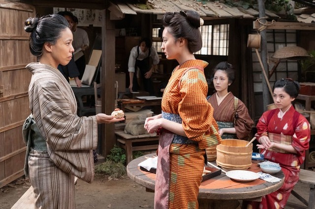 安藤玉恵、遠藤さくら、浜辺美波、横山芽生「らんまん」第121話（C）NHK