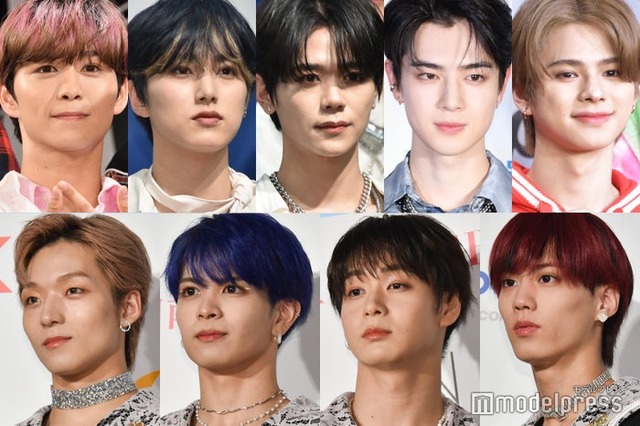 （上段左から）後藤威尊、尾崎匠海、藤牧京介、佐野雄大、松田迅（下段左から）古瀬直輝、栗田航兵、太田駿静、小堀柊 （C）モデルプレス
