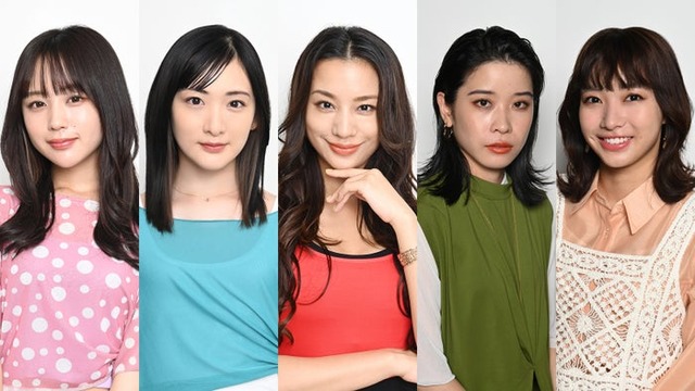 なえなの、生駒里奈、高橋メアリージュン、円井わん、坂ノ上茜（C）日本テレビ