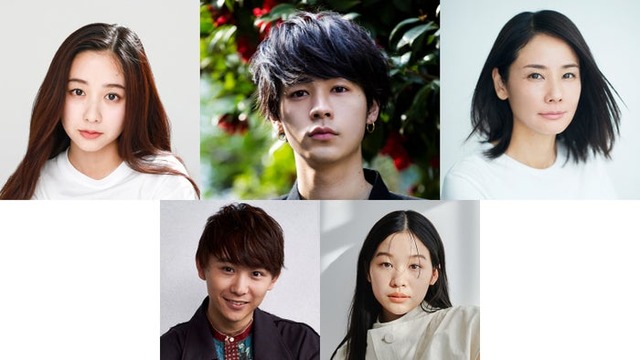 （上段左から）堀田真由、主演・成田凌、吉田羊（下段左から）須賀健太、森田想