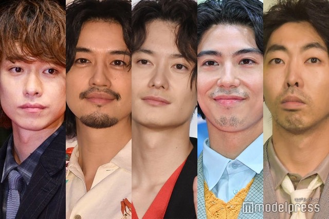 落合モトキ、斎藤工、岡田将生、賀来賢人、柄本時生（C）モデルプレス