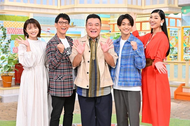 清水麻椰アナウンサー、柴田英嗣、山崎弘也、正門良規、アンミカ（C）MBS