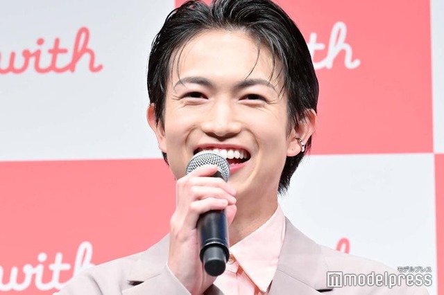 新CM発表会に出席した綱啓永（C）モデルプレス