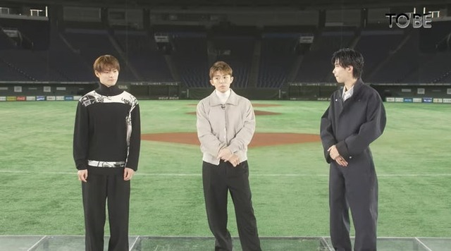 平野紫耀、岸優太、神宮寺勇太「TOBE」YouTubeより