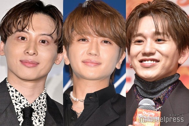 工藤大輝、Nissy、花村想太（C）モデルプレス