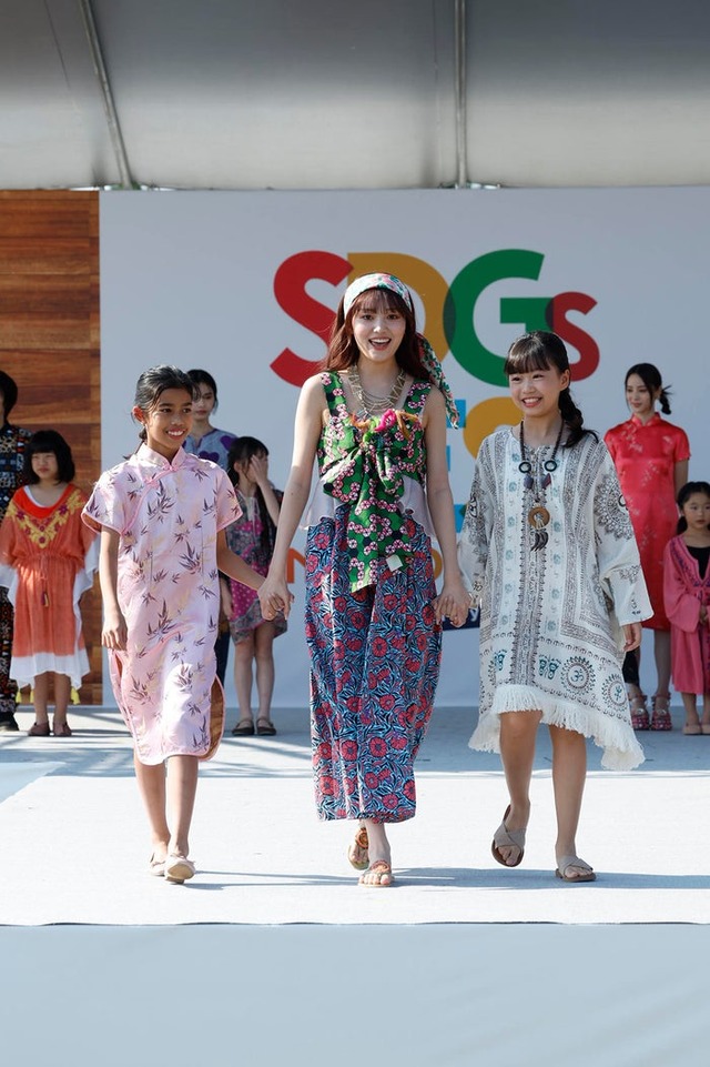 寺内碧フランシス、野咲美優、佐藤日奈子（C）SDGs FES in EDOGAWA 2023