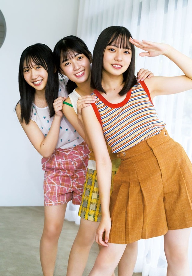藤嶌果歩、平尾帆夏、正源司陽子（C）藤本和典／集英社