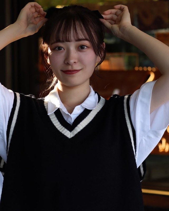 モデルプレスのインタビューに応じた土井安莉さん（提供写真）