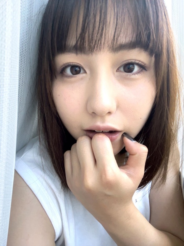モデルプレスのインタビューに応じた松田杏咲さん（提供写真）