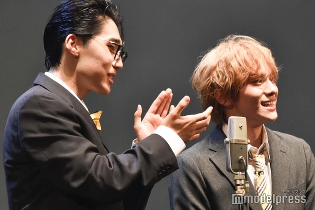 「ホミパリ Twenty-2 Birthday Zepp Tour」に登場したNaoya、山下幸輝（C）モデルプレス