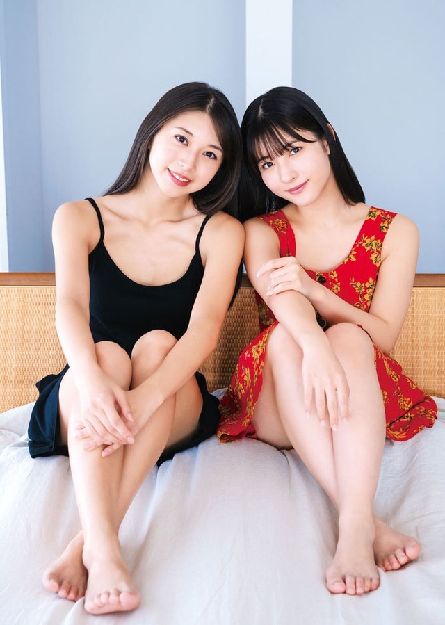 牧野真莉愛、北川莉央（C）HIROKAZU／集英社