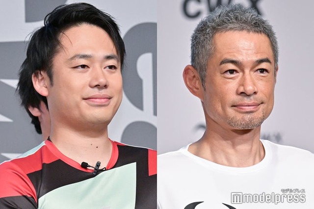 発表会に出席したシルクロード、イチロー氏（C）モデルプレス