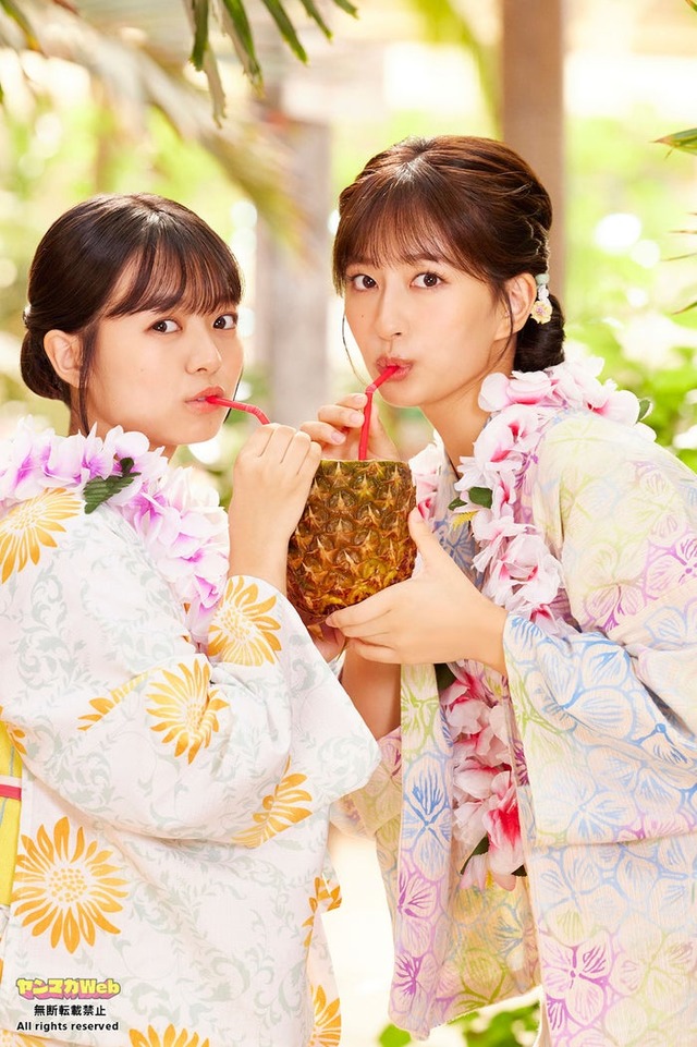 加藤綾乃、斉藤里奈（C）樽木優美子／ヤンマガWeb