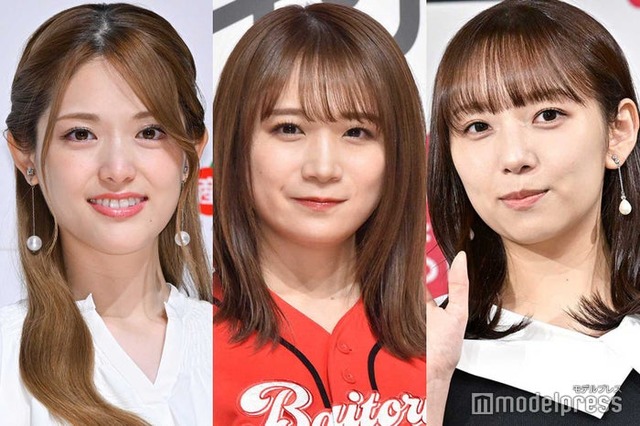 松村沙友理、秋元真夏、新内眞衣（C）モデルプレス