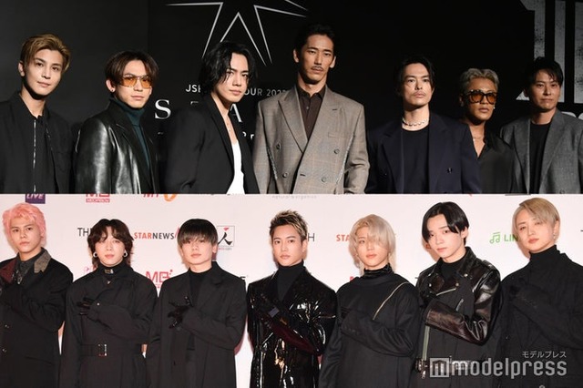 （上段）三代目 J SOUL BROTHERS（下段）BE:FIRST（C）モデルプレス