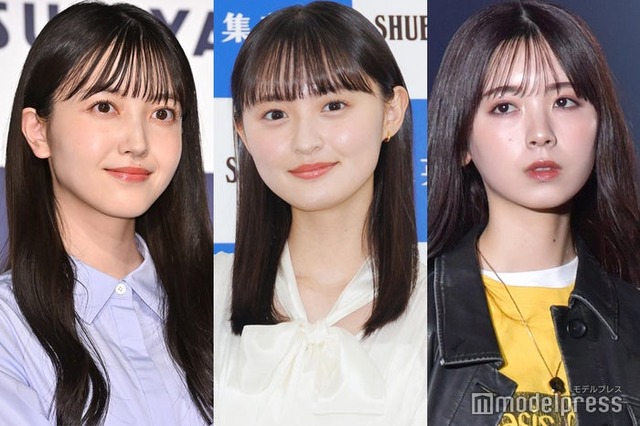 久保史緒里、遠藤さくら、筒井あやめ（C）モデルプレス