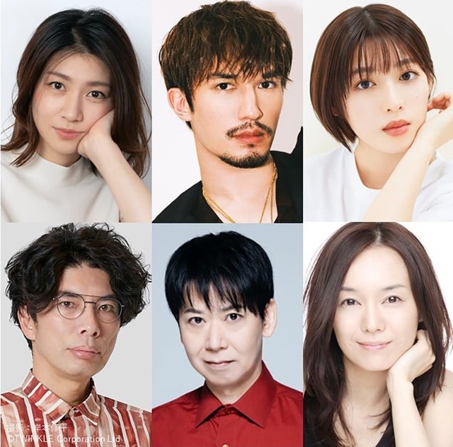（上段左から）瀧内公美、ジェシー、白石聖（下段左から）片桐仁、手塚とおる、奥貫薫（提供写真）