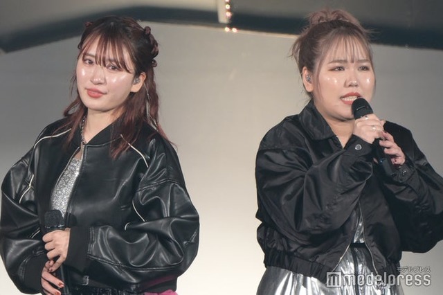 「YouTube Fanfest Japan 2023（ユーチューブ ファンフェス）」に登場した平成フラミンゴ（NICO、RIHO）（C）モデルプレス