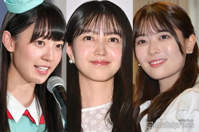 阪口珠美、久保史緒里、岩本蓮加（C）モデルプレス