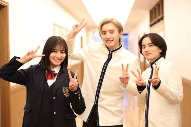 吉川愛、道枝駿佑、板垣李光人（C）テレビ朝日