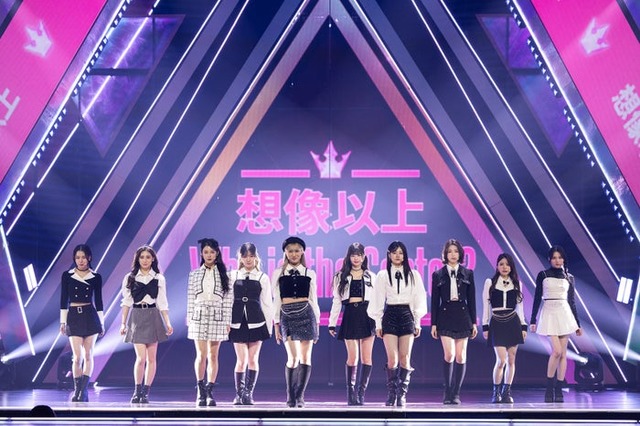 デビュー評価楽曲『想像以上』パフォーマンスの様子（C）PRODUCE 101 JAPAN THE GIRLS