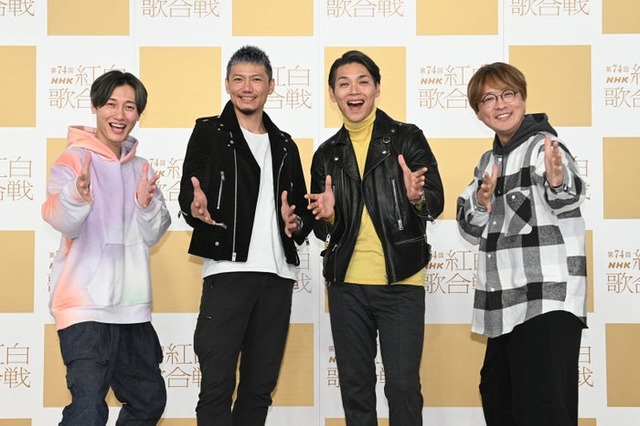 純烈／（左から）後上翔太、岩永洋昭、白川裕二郎、酒井一圭（C）NHK