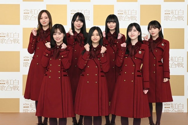 乃木坂46／（前列左から）山下美月、井上和、久保史緒里（後列左から）梅澤美波、賀喜遥香、遠藤さくら、与田祐希（C）NHK