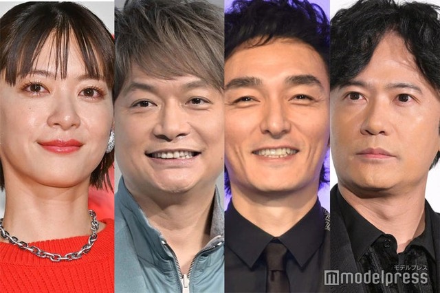 上野樹里、香取慎吾、草なぎ剛、稲垣吾郎（C）モデルプレス
