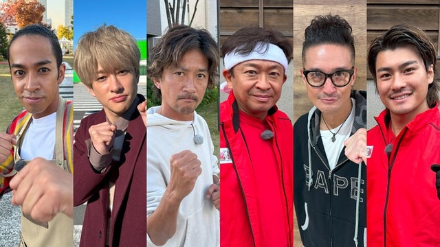 草間リチャード敬太、横山裕、国分太一、城島茂、松岡昌宏、森本慎太郎（C）日本テレビ