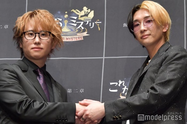 新事業発表イベントに出席した飯田祐基氏、ヒカル（C）モデルプレス