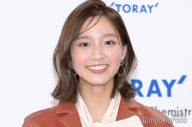 「2024年東レキャンペーンガール」合同取材に出席した間瀬遥花（C）モデルプレス