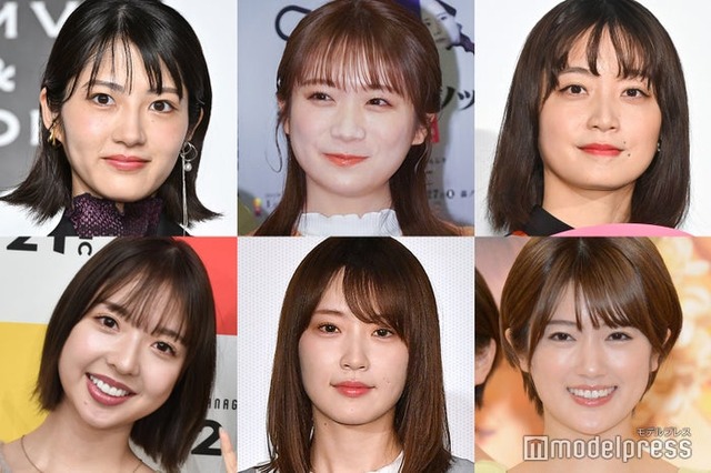 （上段ひだり）若月佑美、秋元真夏、深川麻衣（下段左から）和田まあや、高山一実、樋口日奈（C）モデルプレス