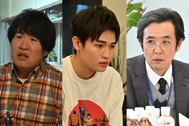 森田甘路、西垣匠、岡部たかし（C）TBS