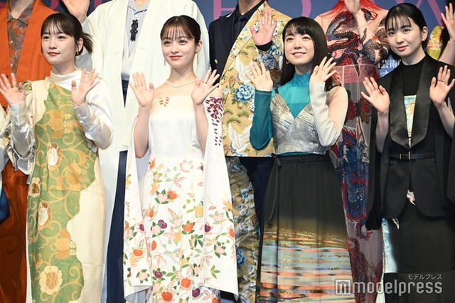 「千と千尋の神隠し」の製作発表会見に出席した川栄李奈、橋本環奈、上白石萌音、福地桃子（C）モデルプレス