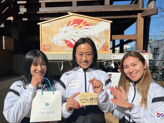 狐塚美樹、及川栞、永井葉月（提供写真）