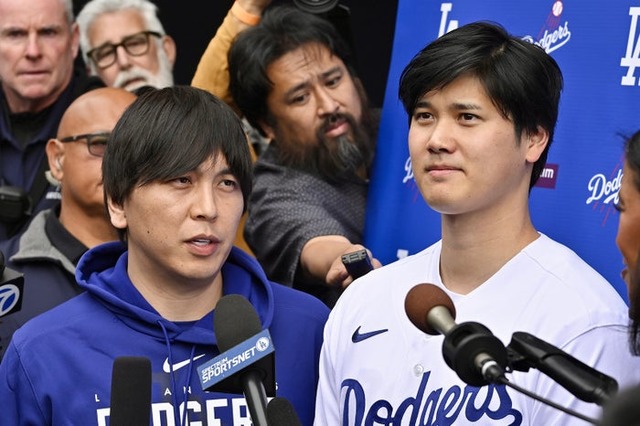 水原一平氏、大谷翔平選手／Photo by Getty Images