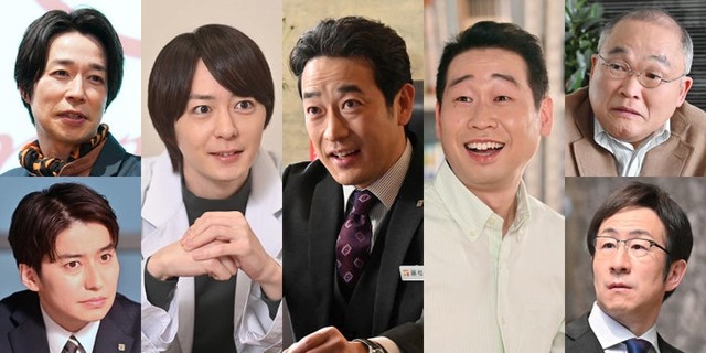 （左上から時計時計回りに）浜田信也、犬飼貴丈、迫田孝也、前野朋哉、斉藤暁、矢柴俊博、武田航平（C）日本テレビ