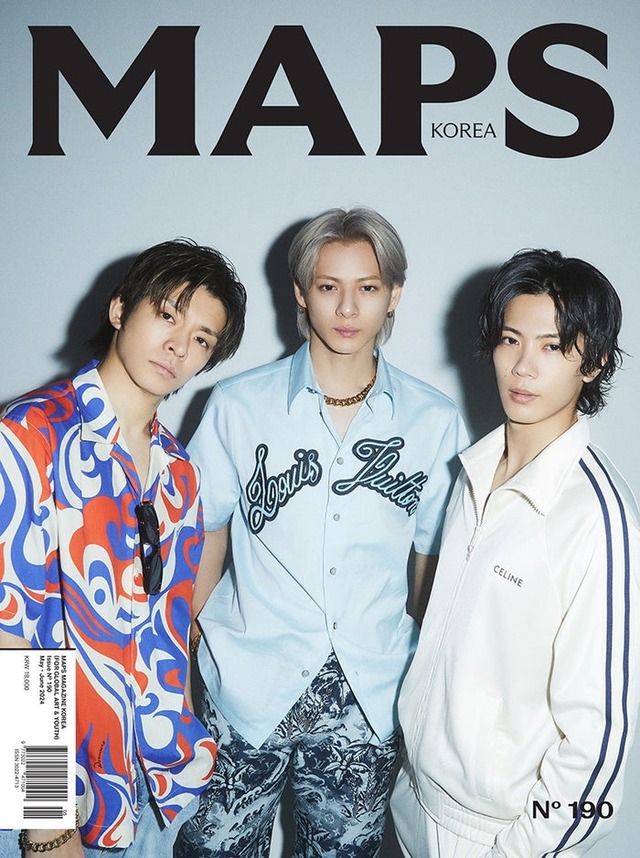 「MAPS KOREA」5月号表紙：Number_i（提供写真）