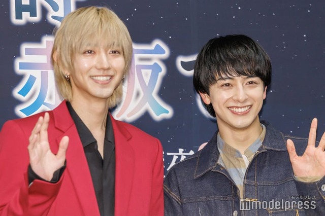 ドラマ「２５時、赤坂で」の記者会見に出席した駒木根葵汰、新原泰佑（C）モデルプレス