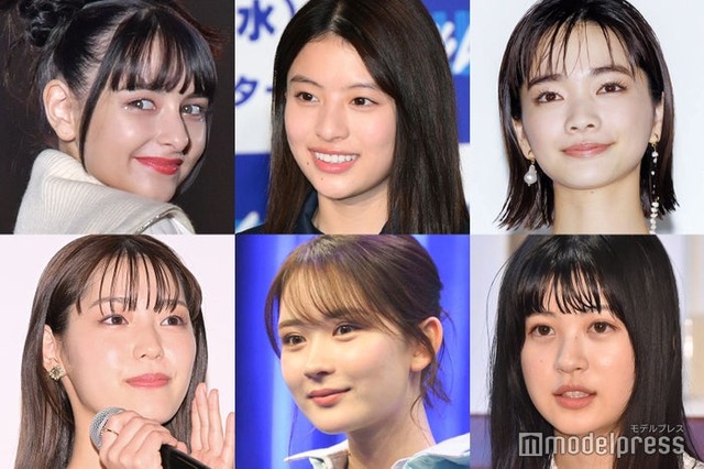 （上段左から）嵐莉菜、出口夏希、見上愛（下段左から）中村里帆、畑芽育、中田青渚（C）モデルプレス