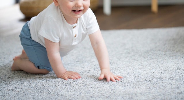 幼い子どもにカーペットをめくってもらおうと頼んだら…→思わぬ行動に「可愛い」「大笑い」