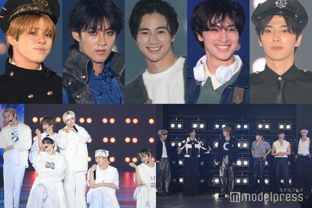 （上段左から）宇佐卓真、曽野舜太、木戸大聖、一ノ瀬颯、ふかわ。（下段）DXTEEN、n.SSign（C）モデルプレス