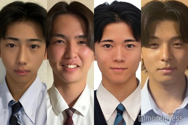 「男子高生ミスターコン2024」九州・沖縄エリア暫定上位4人