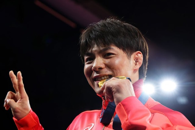 金メダルを獲得した阿部一二三選手／Photo by Getty Images